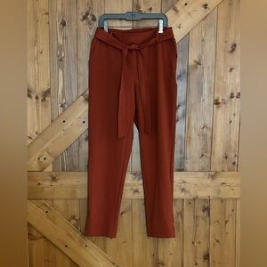 Women's Rachel Zoe Relaxed Fit Stretch Pants Tie Front | Size XS